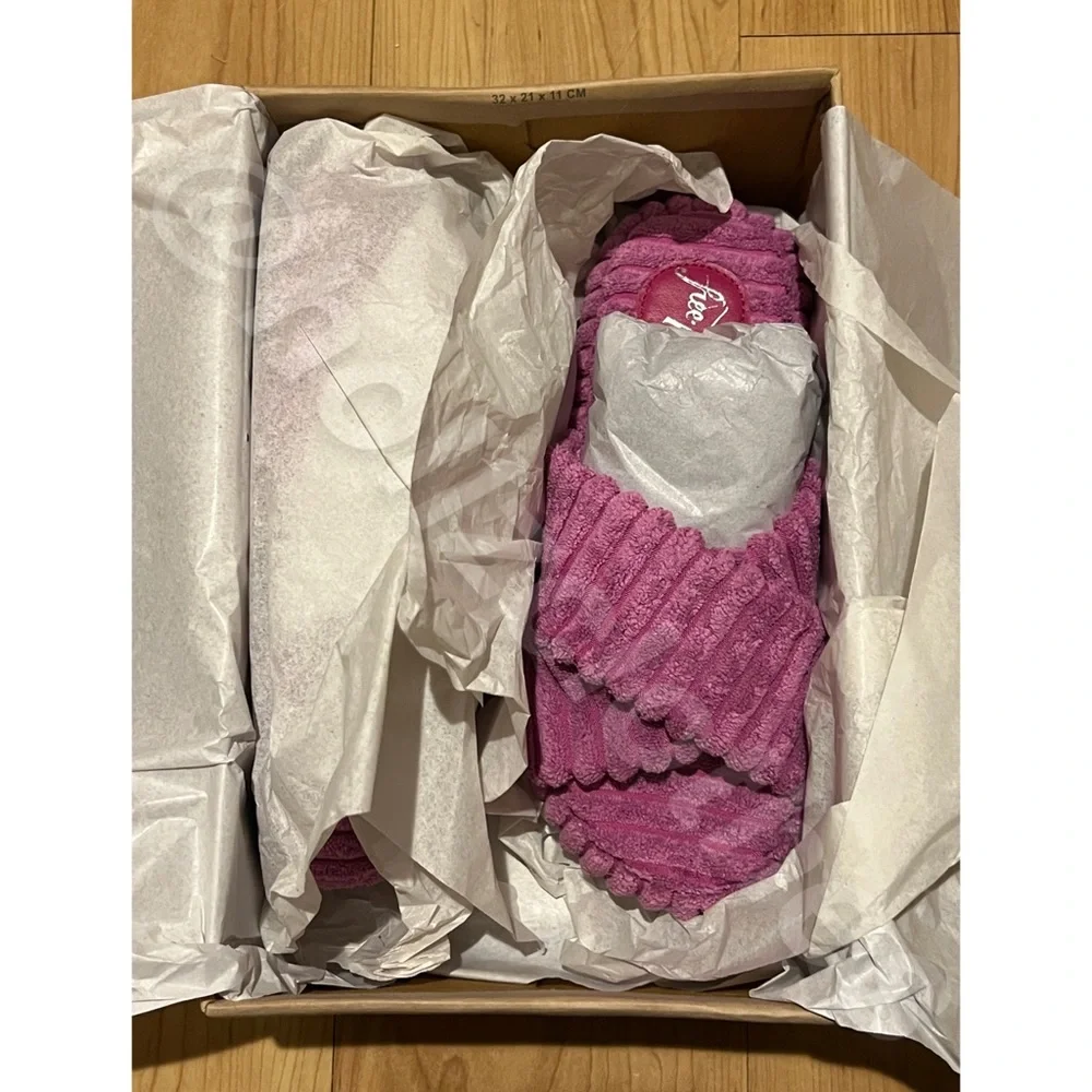 Free People Two Days In Ibiza Terry Slides Orchid 6 - Picture 6 of 16